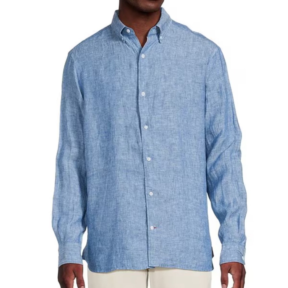 Cremieux Linen Button Down Shirt XXL - Picture 10 of 10